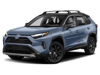 Magnetic Gray Metallic/Midnight Black Metallic 2023 Toyota RAV4 Hybrid SE