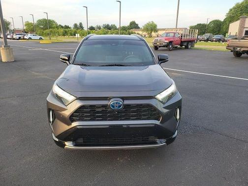 Magnetic Gray Metallic/Midnight Black Metallic 2023 Toyota RAV4 Hybrid SE