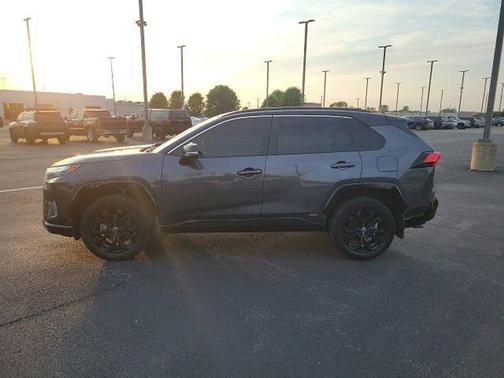 Magnetic Gray Metallic/Midnight Black Metallic 2023 Toyota RAV4 Hybrid SE