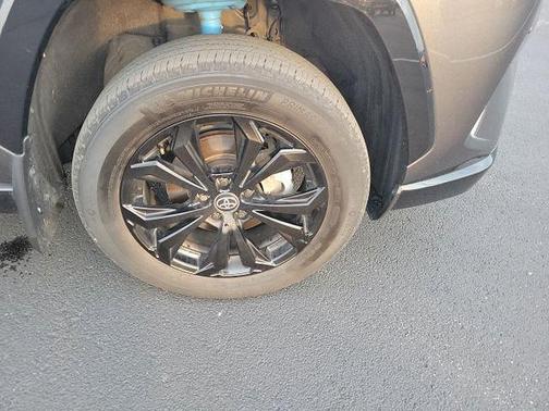 Magnetic Gray Metallic/Midnight Black Metallic 2023 Toyota RAV4 Hybrid SE