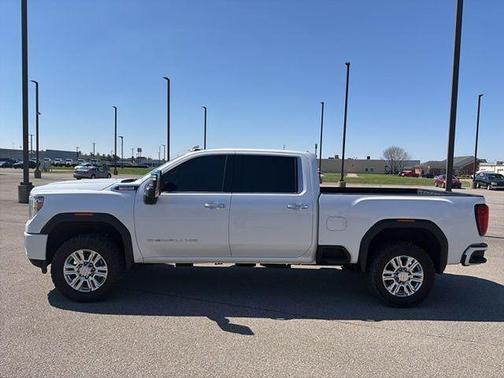 White Frost Tricoat 2022 GMC Sierra 3500 Denali