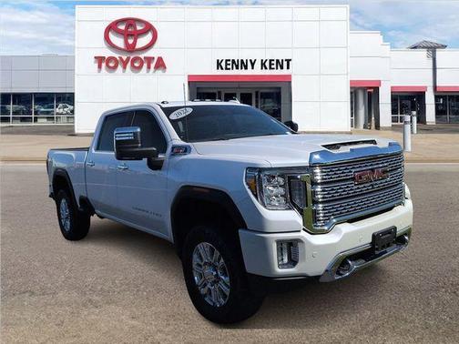 White Frost Tricoat 2022 GMC Sierra 3500 Denali