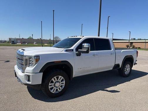 White Frost Tricoat 2022 GMC Sierra 3500 Denali