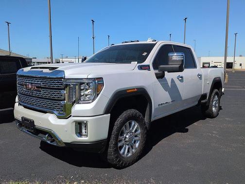 White Frost Tricoat 2022 GMC Sierra 3500 Denali