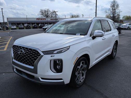 Hyper White 2021 Hyundai PALISADE Calligraphy