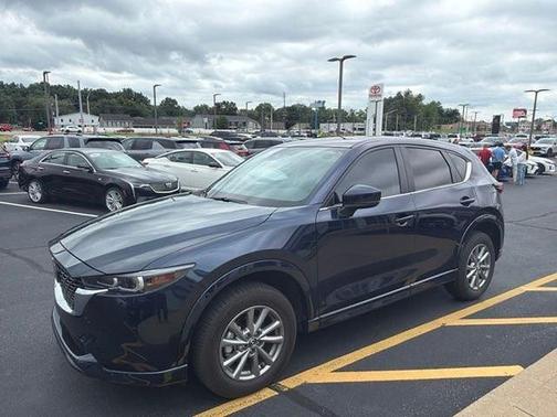 Deep Crystal Blue Mica 2025 Mazda CX-5 2.5 S Preferred Package