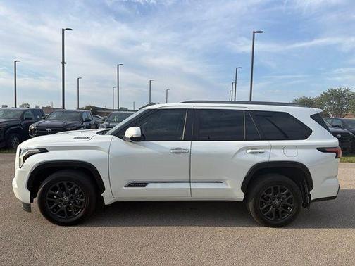 Wind Chill Pearl 2025 Toyota Sequoia Platinum