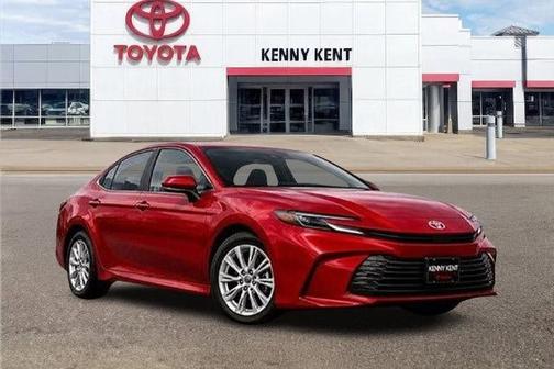 Supersonic Red 2025 Toyota Camry LE