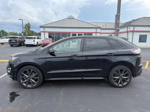 Shadow Black 2018 Ford Edge Sport