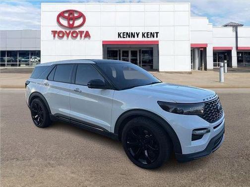 Star White Metallic Tri-Coat 2022 Ford Explorer ST