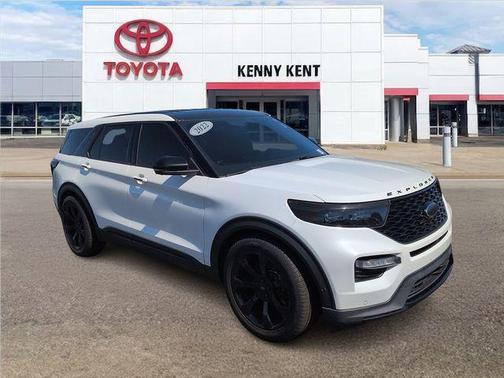 Star White Metallic Tri-Coat 2022 Ford Explorer ST