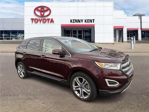 Burgundy Velvet Metallic Tinted Clearcoat 2017 Ford Edge Titanium