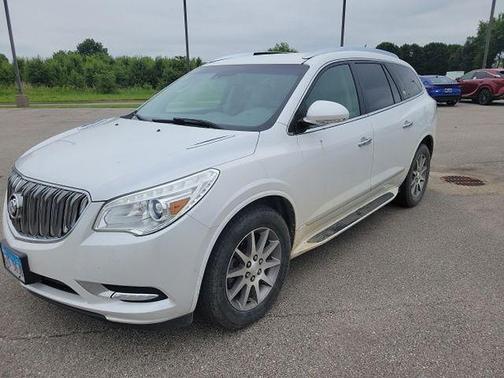 White Frost Tricoat 2017 Buick Enclave Leather