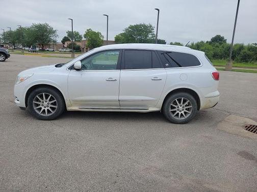 White Frost Tricoat 2017 Buick Enclave Leather