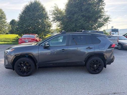 Magnetic Gray/Midnight Black 2023 Toyota RAV4 Hybrid SE