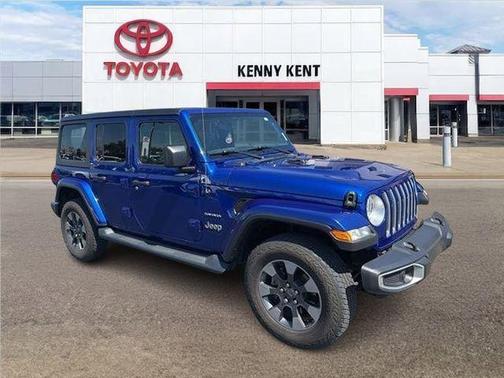 Ocean Blue Metallic Clearcoat 2018 Jeep Wrangler Unlimited Sahara