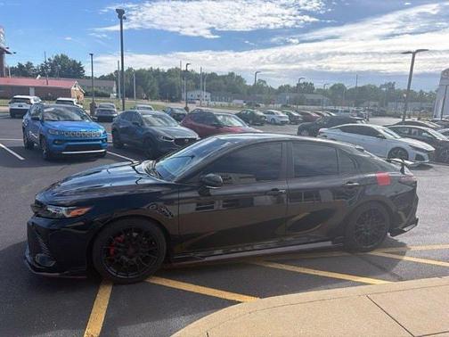 Midnight Black Metallic 2021 Toyota Camry TRD