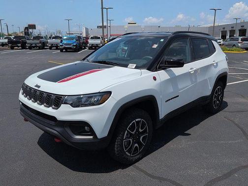 Bright White 2025 Jeep Compass Trailhawk