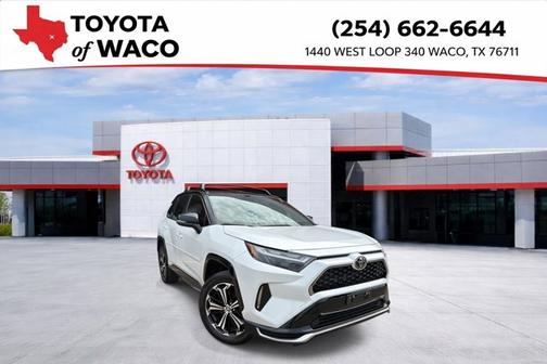 Wind Chill Pearl/Midnight Black Metallic 2025 Toyota RAV4 Plug-In Hybrid XSE