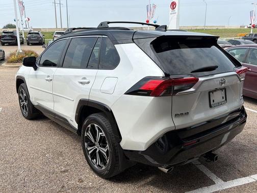 Wind Chill Pearl/Midnight Black Metallic 2025 Toyota RAV4 Plug-In Hybrid XSE