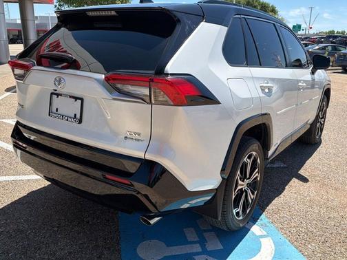 Wind Chill Pearl/Midnight Black Metallic 2025 Toyota RAV4 Plug-In Hybrid XSE