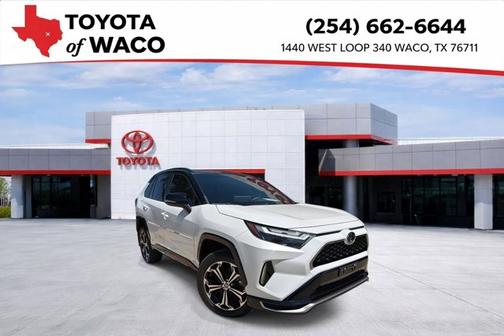 Wind Chill Pearl/Midnight Black Metallic 2025 Toyota RAV4 Plug-In Hybrid XSE
