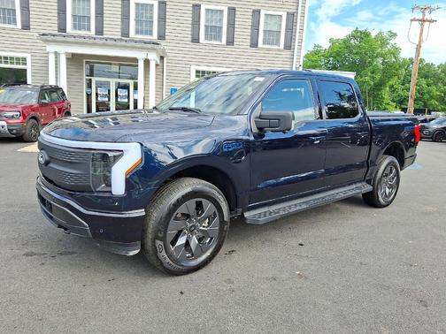 Antimatter Blue Metallic 2025 Ford F-150 Lightning Flash