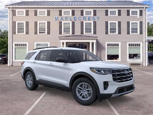 Space White Metallic 2026 Ford Explorer Active