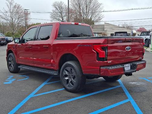 Rapid Red Metallic Tinted Clearcoat 2023 Ford F-150 Lightning XLT
