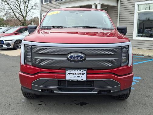 Rapid Red Metallic Tinted Clearcoat 2023 Ford F-150 Lightning XLT