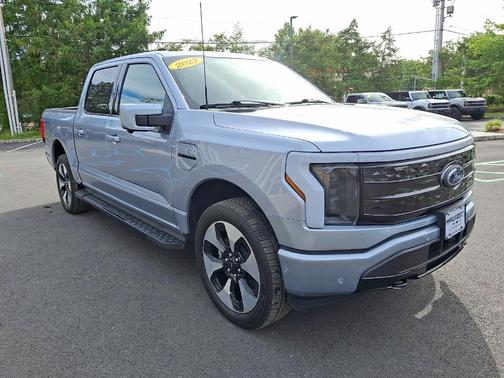 Ice Blue 2022 Ford F-150 Lightning Platinum