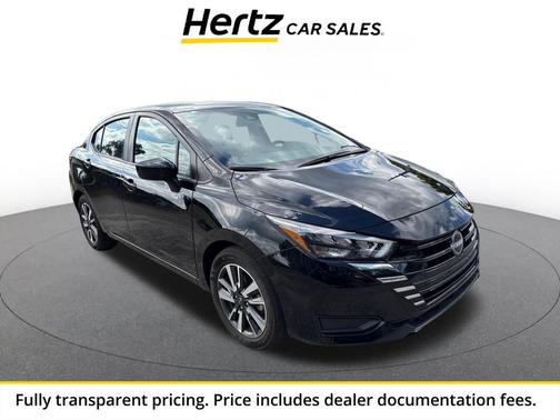 Super Black 2025 Nissan Versa 1.6 SV