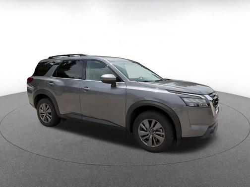 Gun Metallic 2025 Nissan Pathfinder SV 4WD