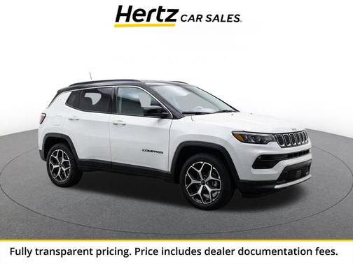 Bright White Clearcoat 2025 Jeep Compass Limited