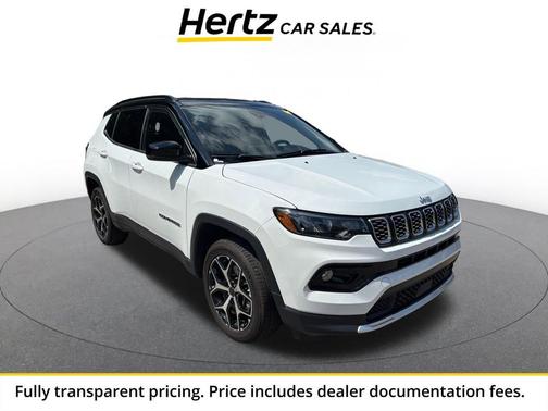 Bright White Clearcoat 2025 Jeep Compass Limited