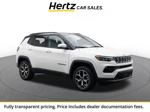Bright White Clearcoat 2025 Jeep Compass Limited