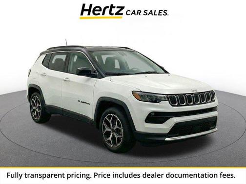 Bright White Clearcoat 2025 Jeep Compass Limited