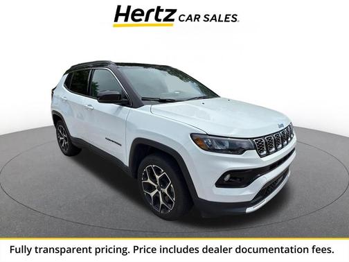 Bright White Clearcoat 2025 Jeep Compass Limited