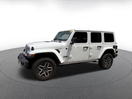 Bright White Clearcoat 2025 Jeep Wrangler Sahara