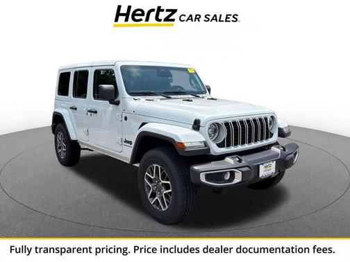 Bright White Clearcoat 2025 Jeep Wrangler Sahara