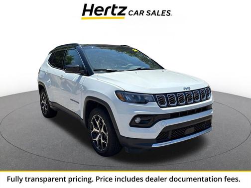 Bright White Clearcoat 2025 Jeep Compass Limited