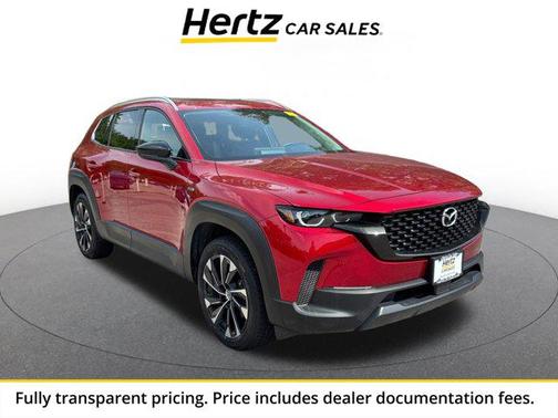 Soul Red Crystal Metallic 2025 Mazda CX-50 Hybrid Premium Plus Package