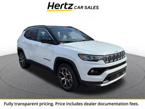 Bright White Clearcoat 2025 Jeep Compass Limited