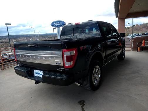 AGATE BLACK METALLIC 2023 Ford F-150 PLATINUM