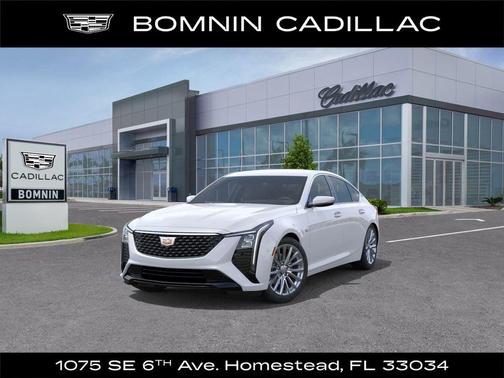 Summit White 2026 Cadillac CT5 Premium Luxury