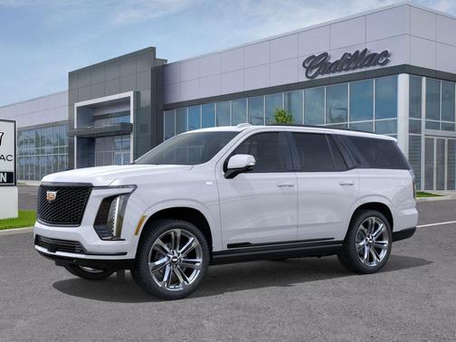Vibrant White Tricoat 2026 Cadillac Escalade Sport Platinum