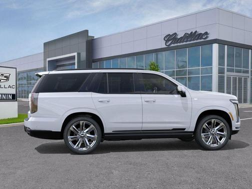 Vibrant White Tricoat 2026 Cadillac Escalade Sport Platinum