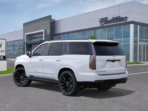 Vibrant White Tricoat 2026 Cadillac Escalade Sport Platinum