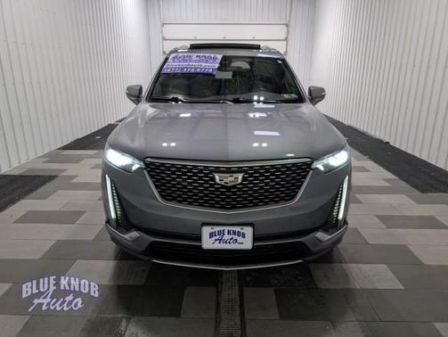 Satin Steel Metallic 2021 Cadillac XT6 Premium Luxury FWD