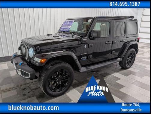 Black Clearcoat 2023 Jeep Wrangler 4xe Sahara